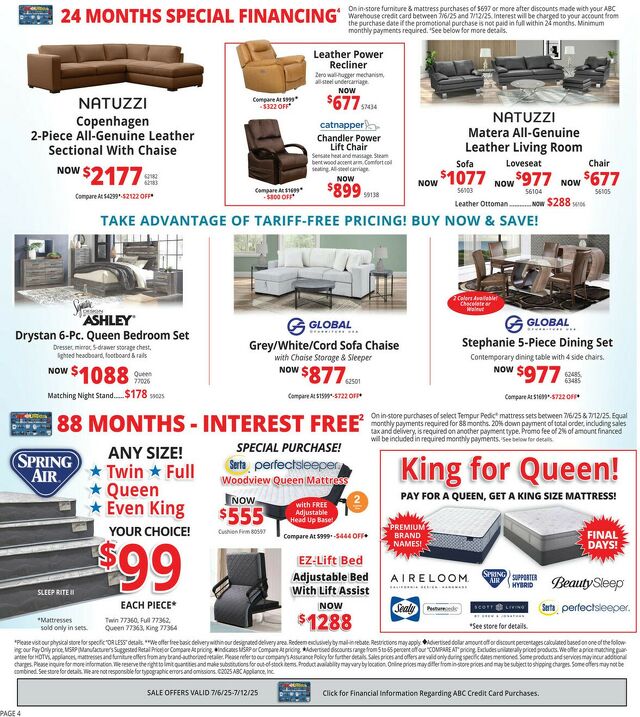 Catalogue ABC Warehouse from 07/06/2025