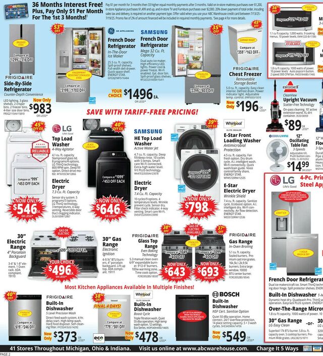 Catalogue ABC Warehouse from 07/13/2025