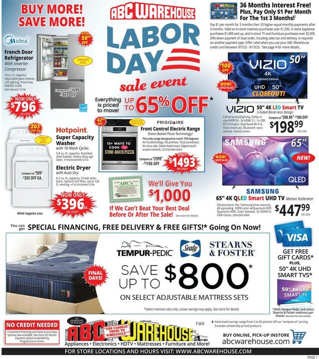 Catalogue ABC Warehouse from 09/07/2025
