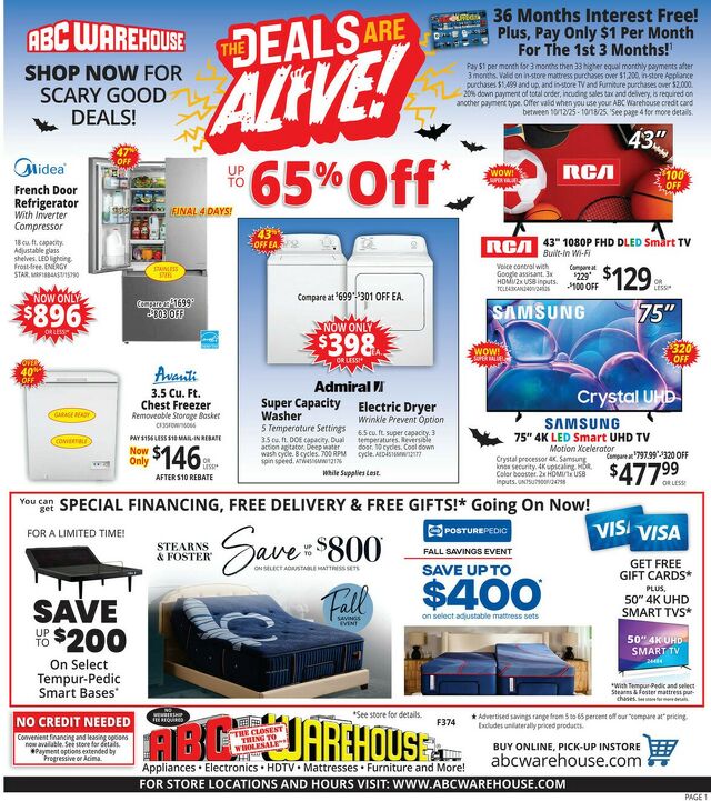Catalogue ABC Warehouse from 10/12/2025