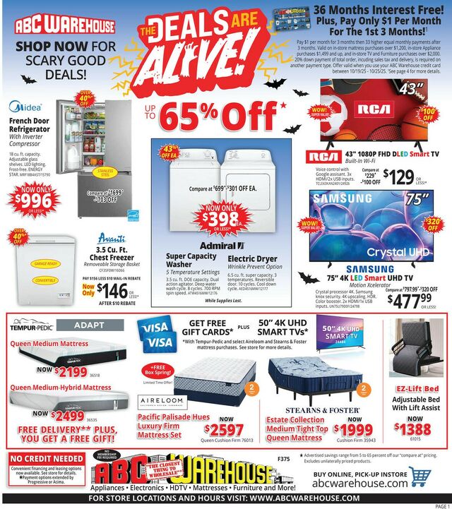 Catalogue ABC Warehouse from 10/19/2025