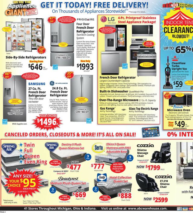 Catalogue ABC Warehouse from 09/10/2023