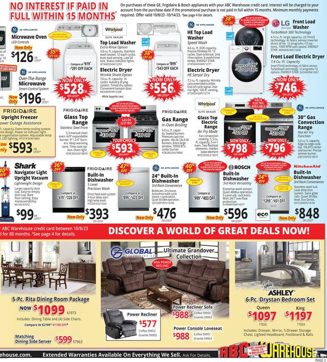 Catalogue ABC Warehouse from 10/08/2023