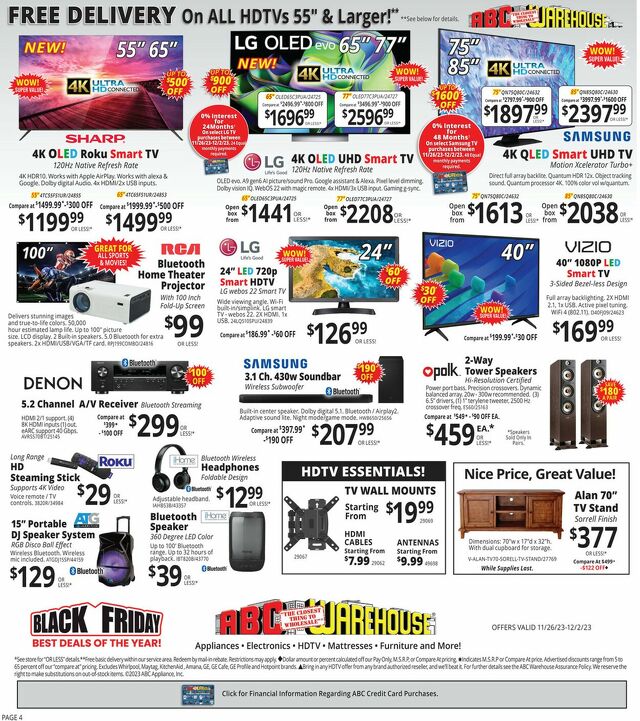 Catalogue ABC Warehouse from 11/26/2023