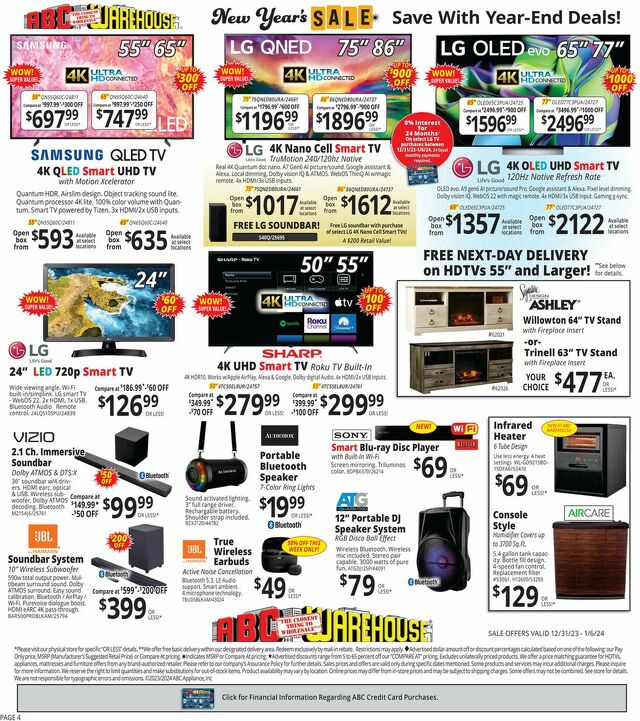 Catalogue ABC Warehouse from 12/31/2023