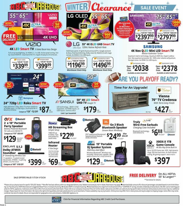 Catalogue ABC Warehouse from 01/07/2024