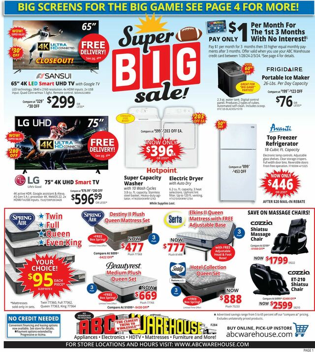 Catalogue ABC Warehouse from 01/28/2024