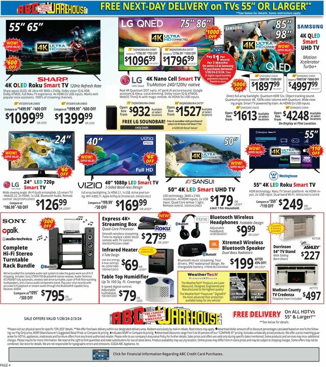 Catalogue ABC Warehouse from 01/28/2024