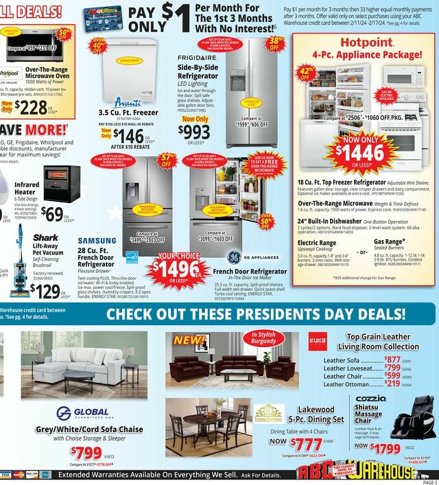 Catalogue ABC Warehouse from 02/11/2024