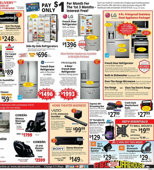 Catalogue ABC Warehouse from 03/10/2024