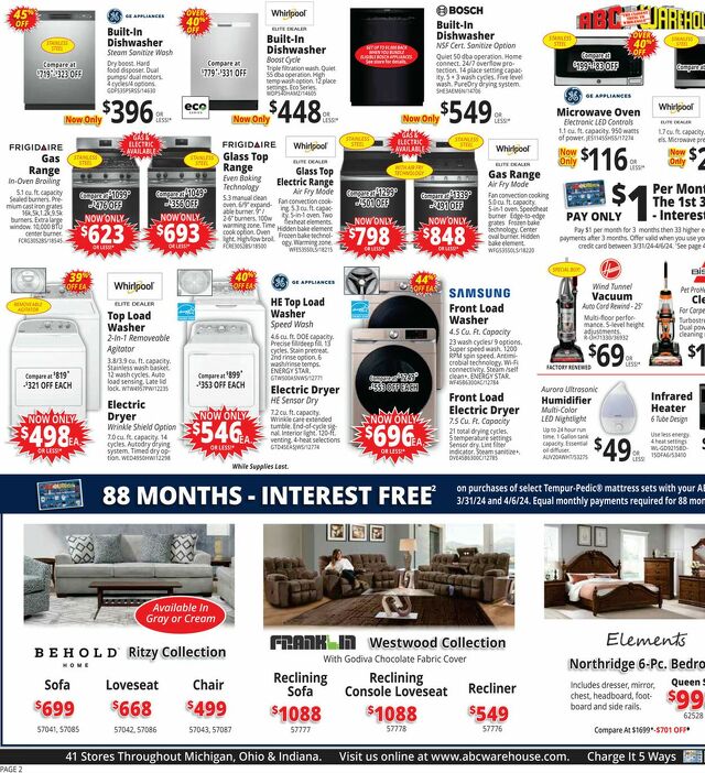 Catalogue ABC Warehouse from 03/31/2024