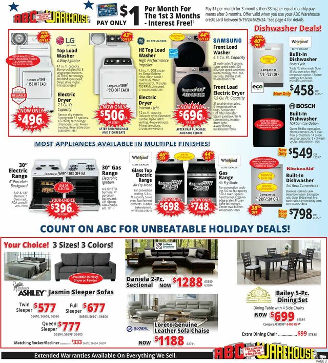 Catalogue ABC Warehouse from 05/19/2024