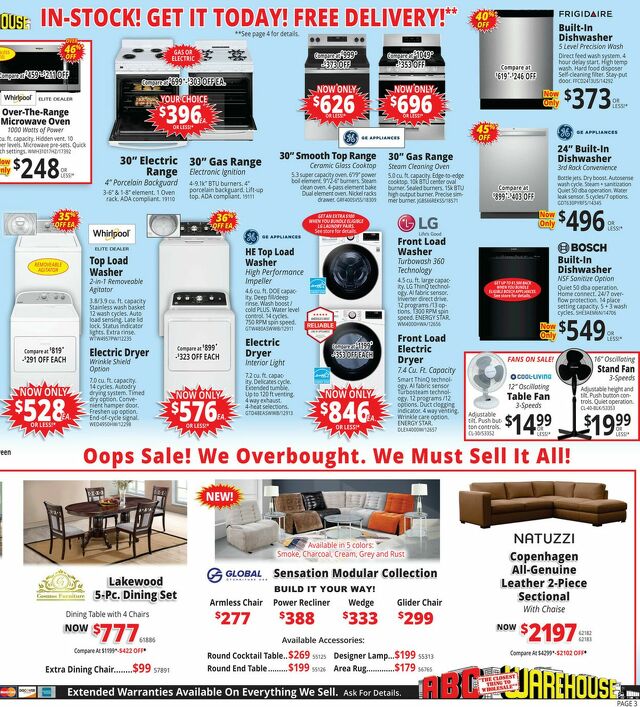 Catalogue ABC Warehouse from 07/21/2024