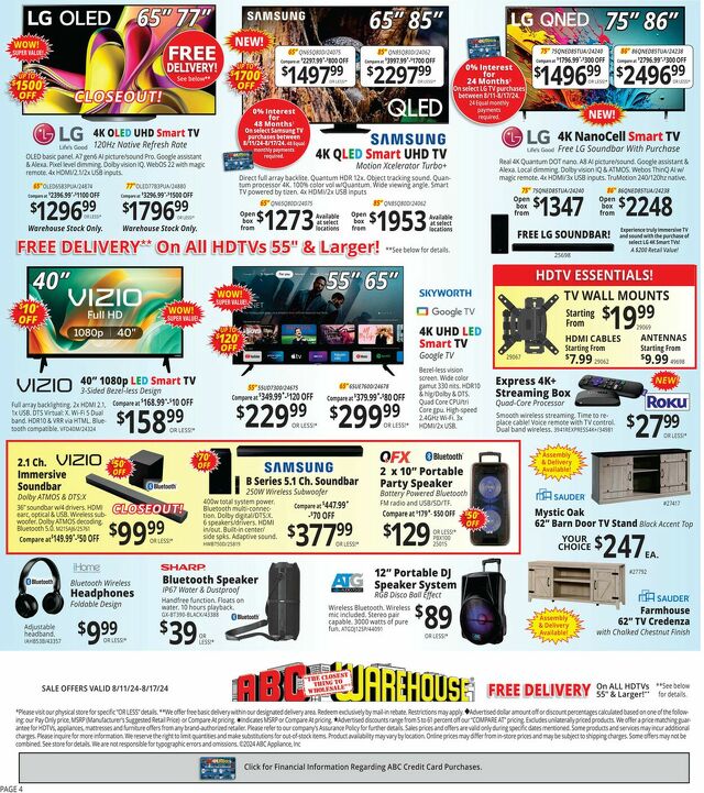 Catalogue ABC Warehouse from 08/11/2024