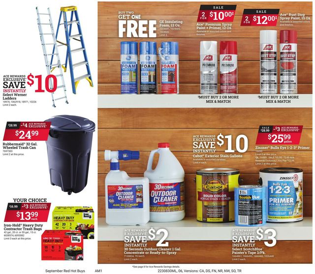 Catalogue Ace Hardware from 08/30/2023