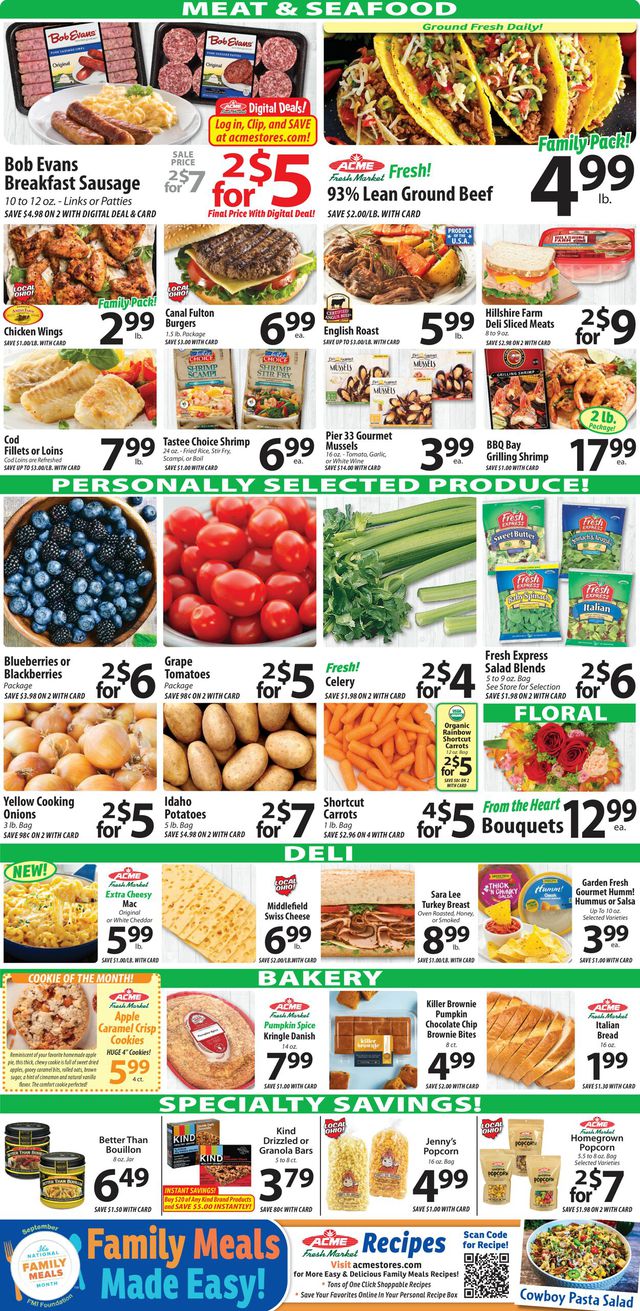Catalogue Acme Fresh Market from 09/07/2023