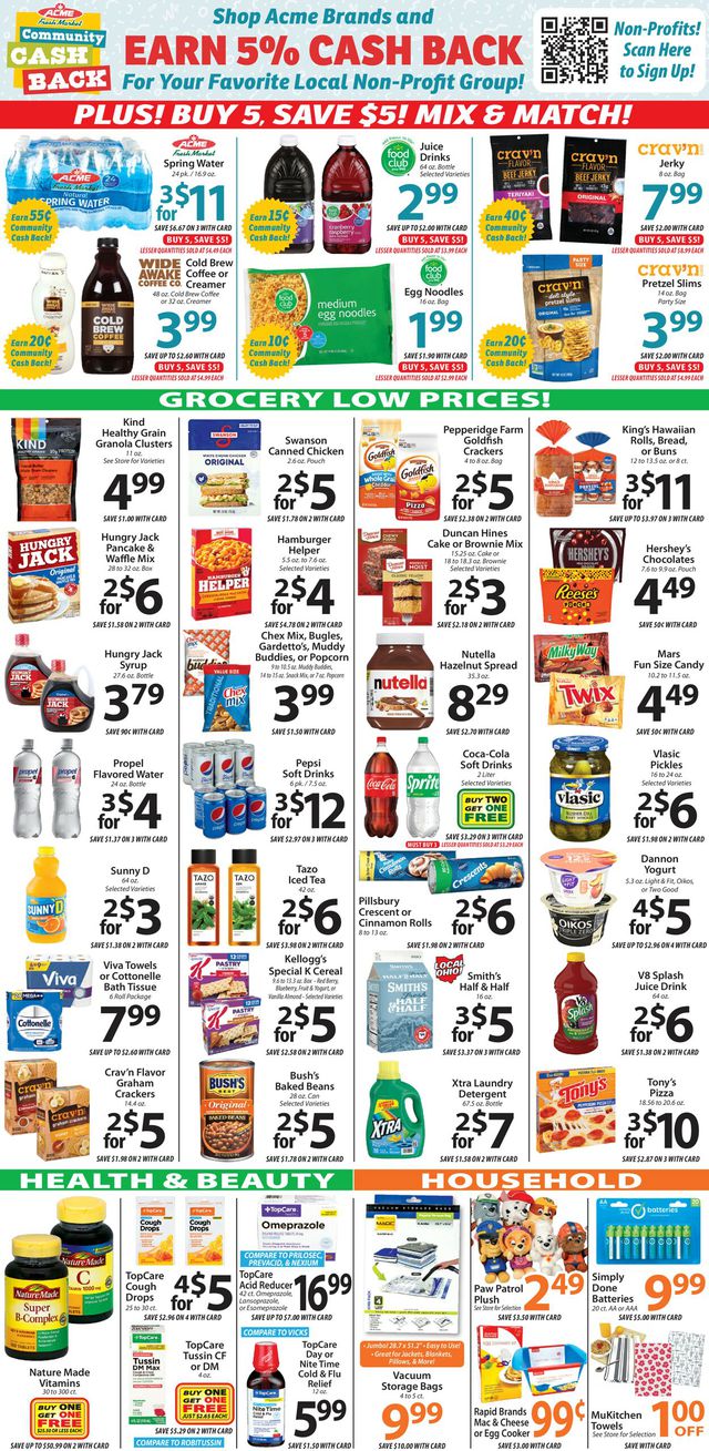 Catalogue Acme Fresh Market from 10/05/2023