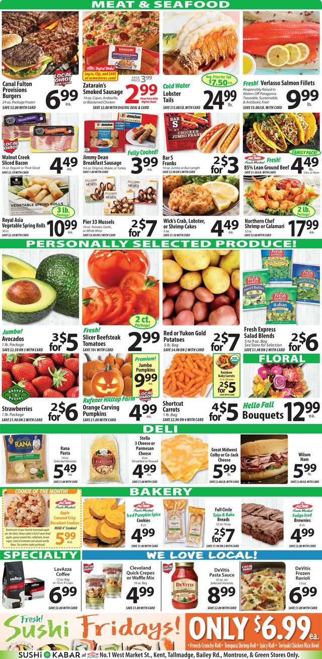 Catalogue Acme Fresh Market from 10/05/2023