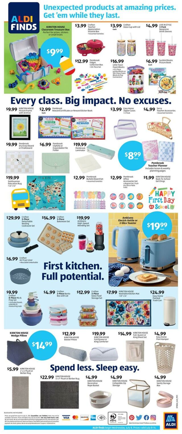 Catalogue ALDI from 07/08/2026