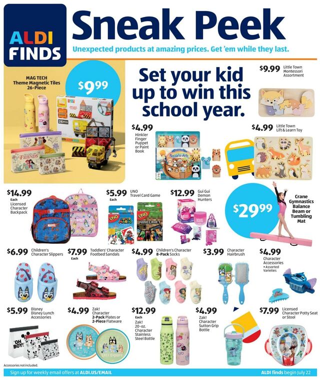 Catalogue ALDI from 07/22/2026