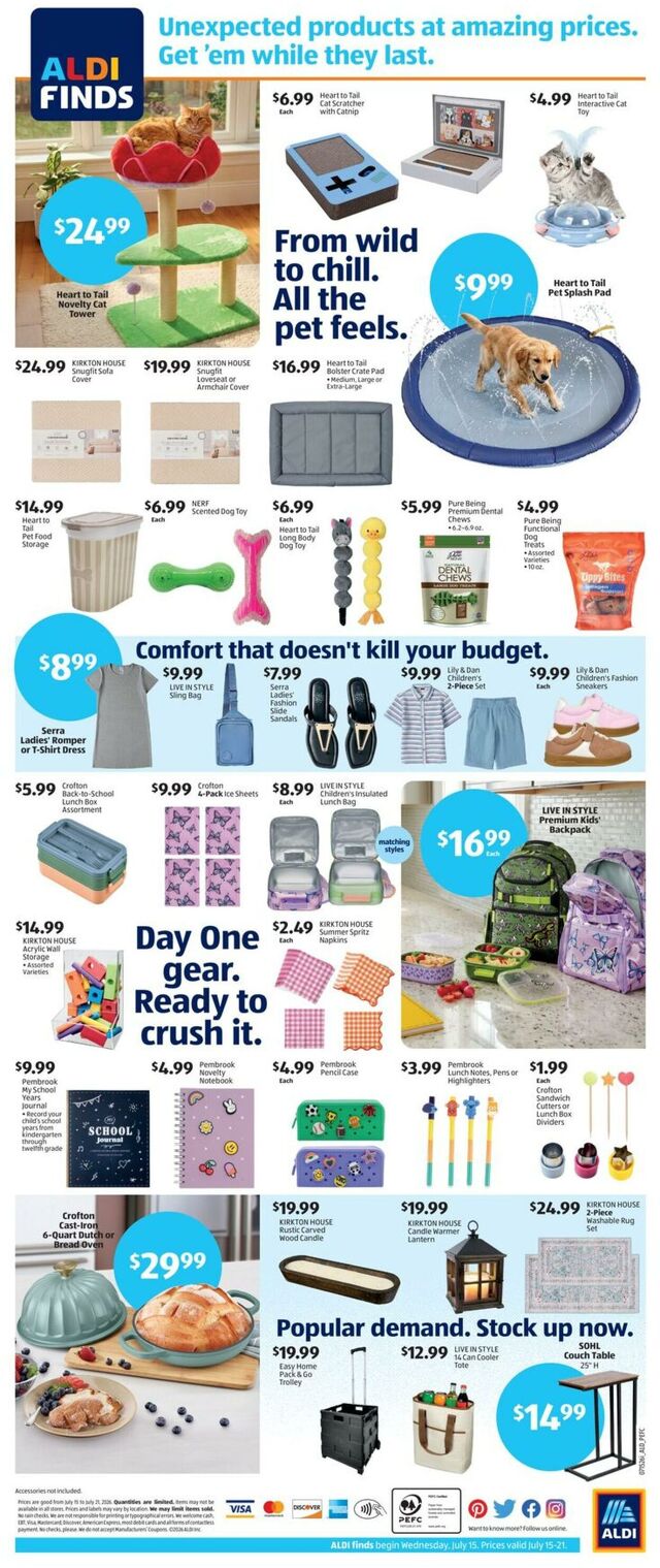 Catalogue ALDI from 07/15/2026