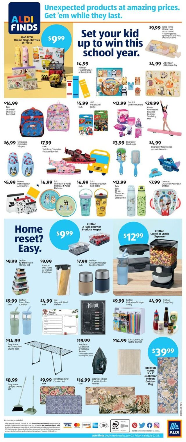 Catalogue ALDI from 07/22/2026