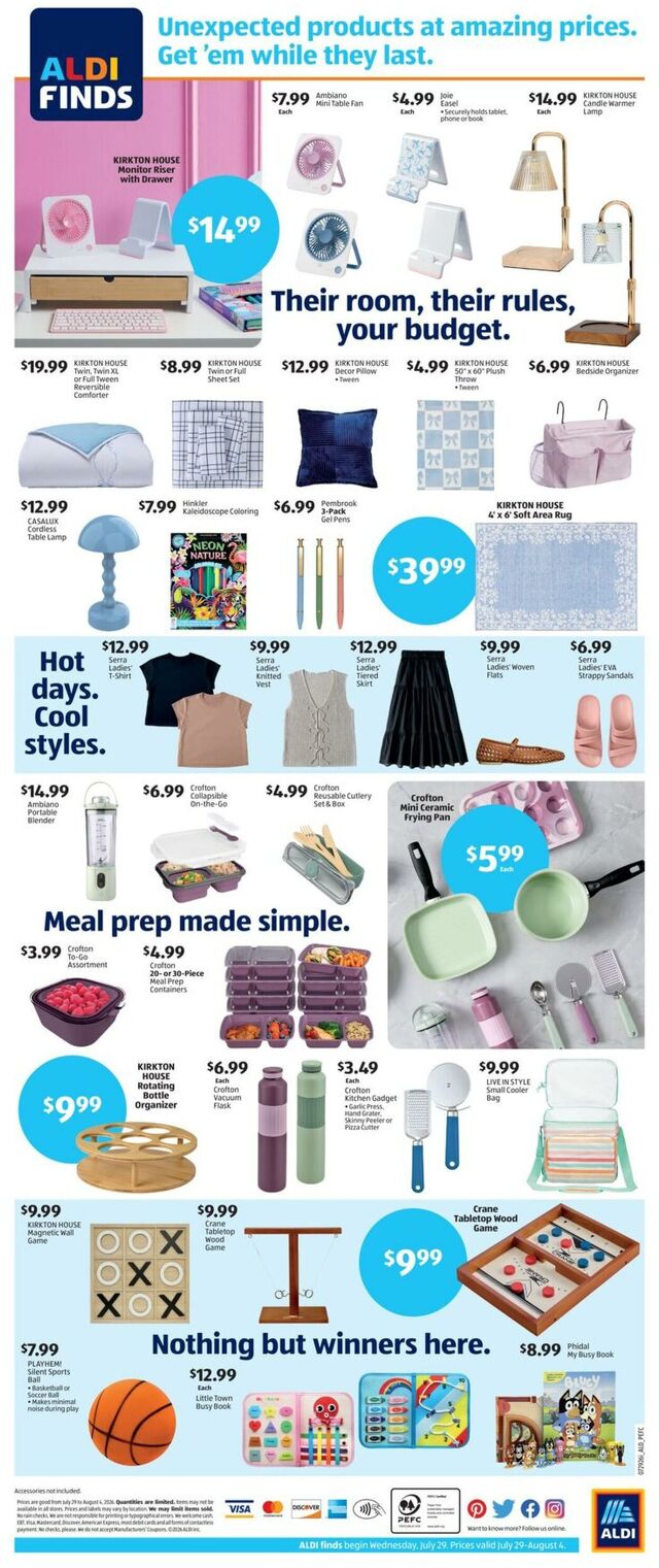 Catalogue ALDI from 07/29/2026