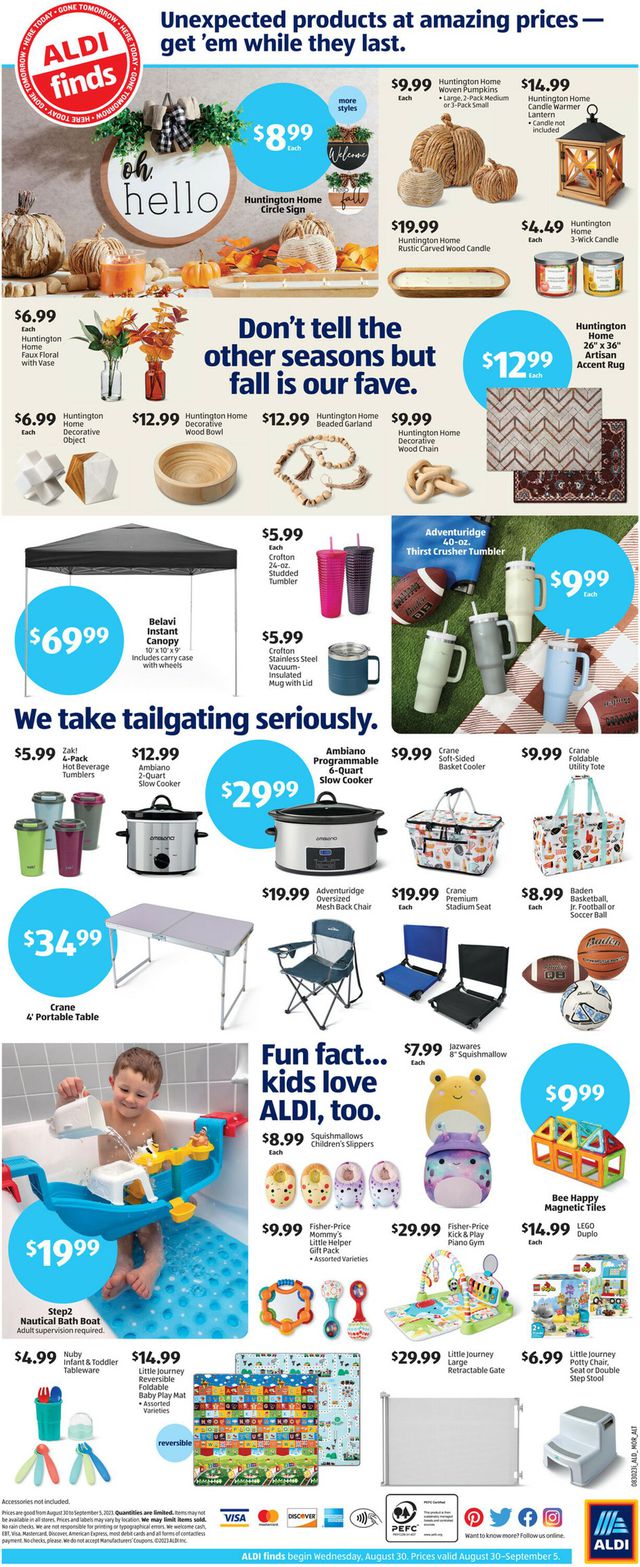 Catalogue ALDI from 08/30/2023