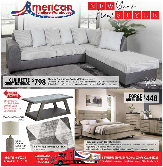 Catalogue American Furniture Warehouse from 02/02/2025