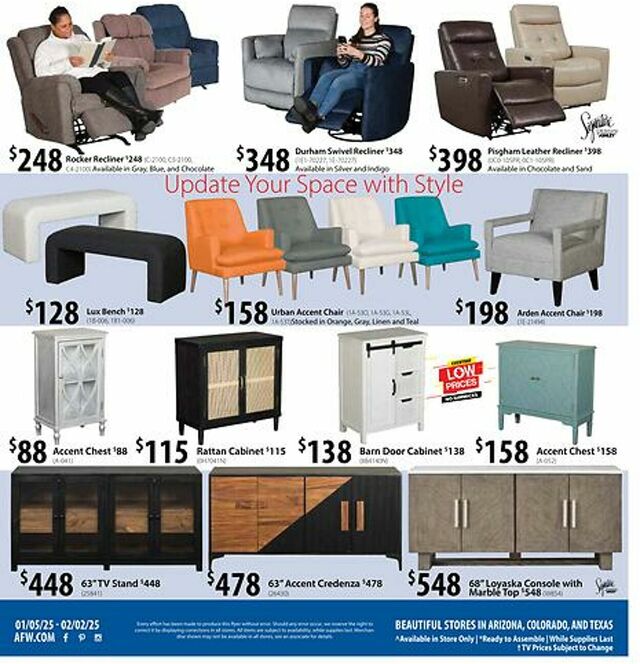 Catalogue American Furniture Warehouse from 02/02/2025