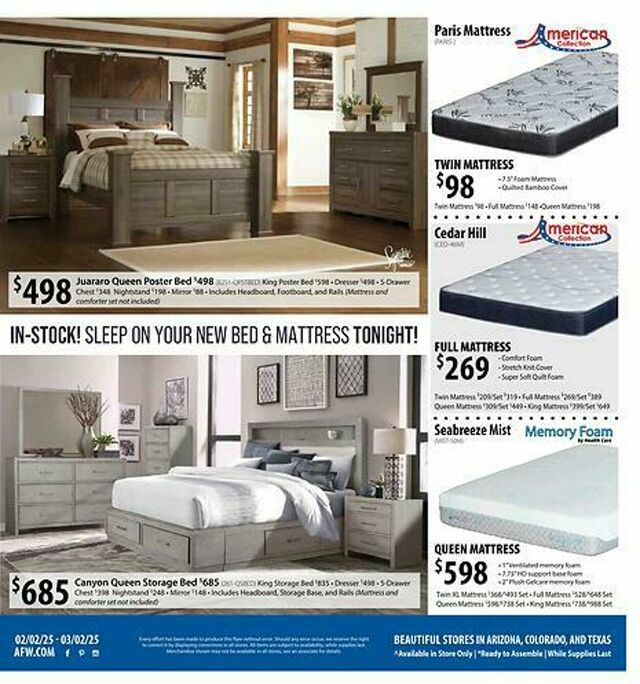 Catalogue American Furniture Warehouse from 06/22/2025