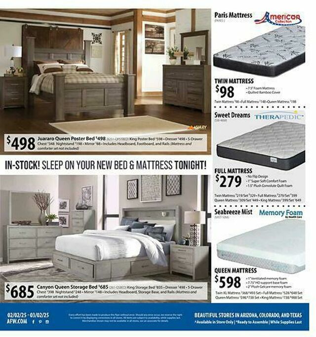 Catalogue American Furniture Warehouse from 07/06/2025