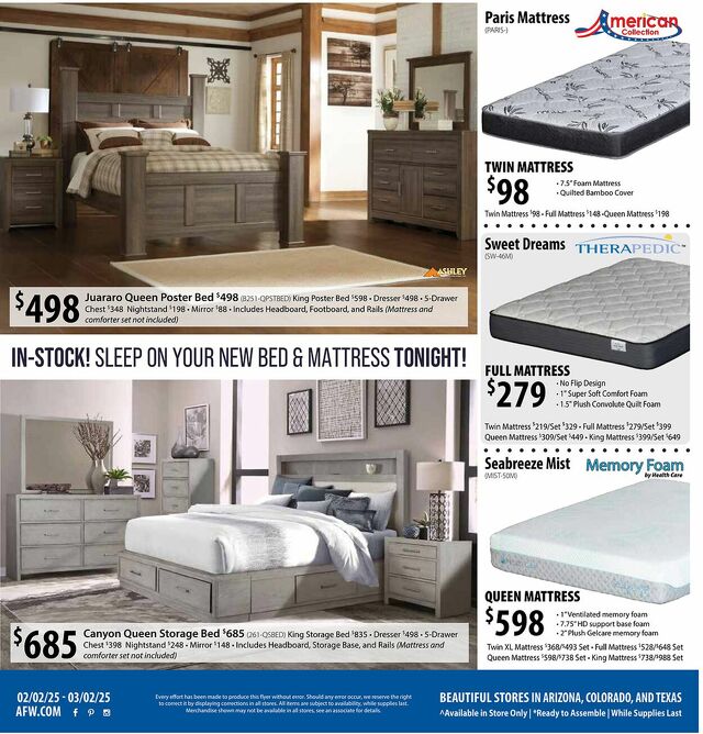 Catalogue American Furniture Warehouse from 07/06/2025