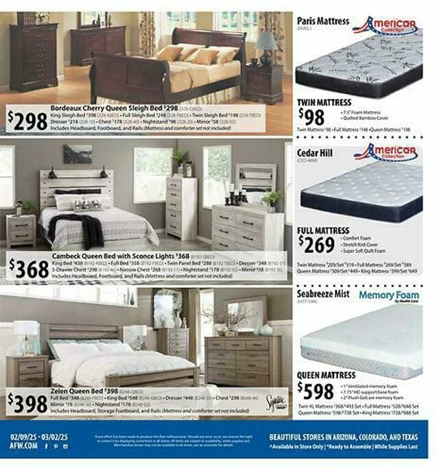 Catalogue American Furniture Warehouse from 08/03/2025