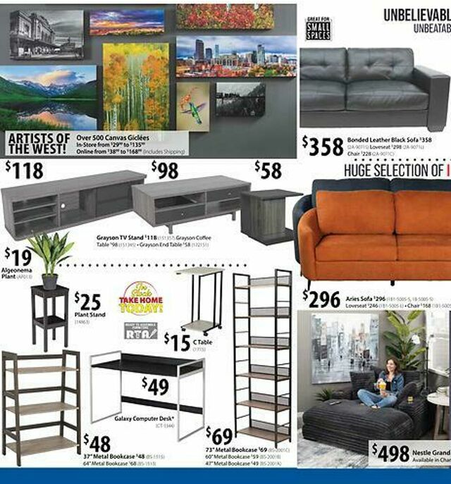 Catalogue American Furniture Warehouse from 08/31/2025