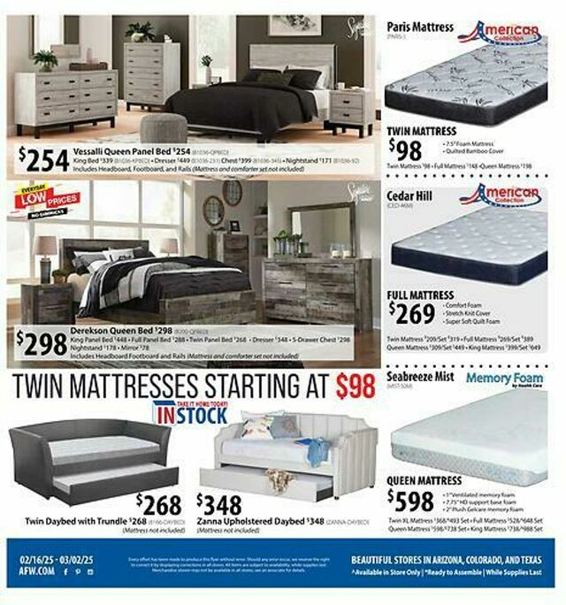 Catalogue American Furniture Warehouse from 09/14/2025