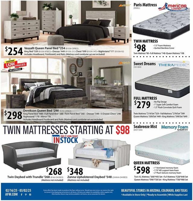 Catalogue American Furniture Warehouse from 09/28/2025