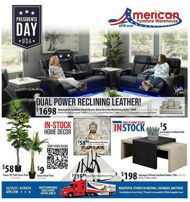 Catalogue American Furniture Warehouse from 10/26/2025