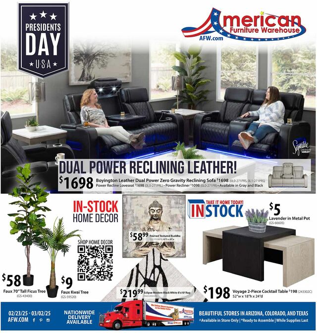 Catalogue American Furniture Warehouse from 10/26/2025