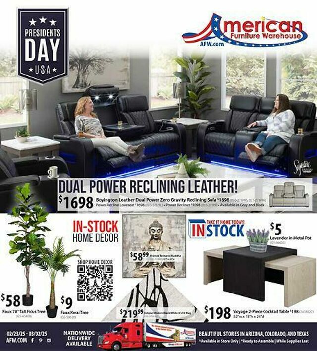 Catalogue American Furniture Warehouse from 11/23/2025