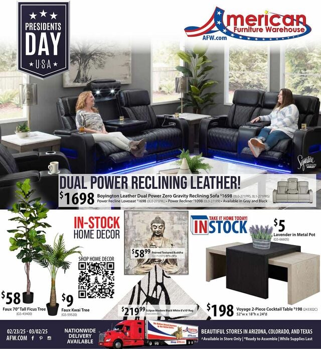 Catalogue American Furniture Warehouse from 11/23/2025