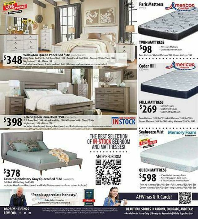 Catalogue American Furniture Warehouse from 11/23/2025