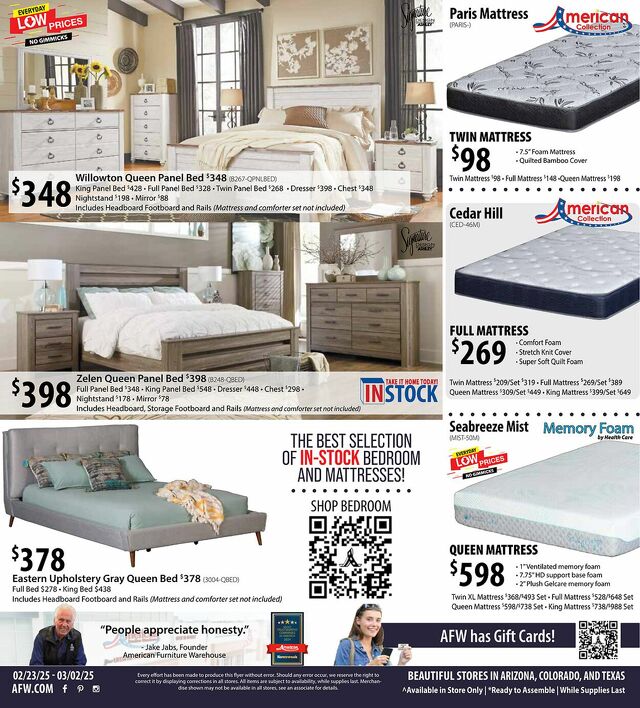 Catalogue American Furniture Warehouse from 11/23/2025