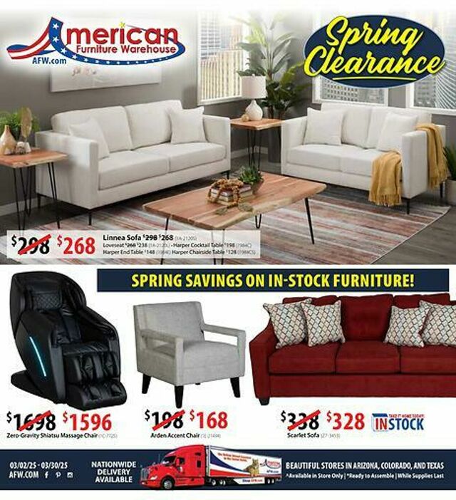 Catalogue American Furniture Warehouse from 01/04/2026