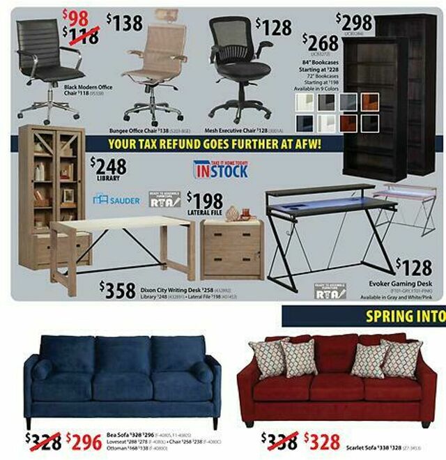 Catalogue American Furniture Warehouse from 01/18/2026