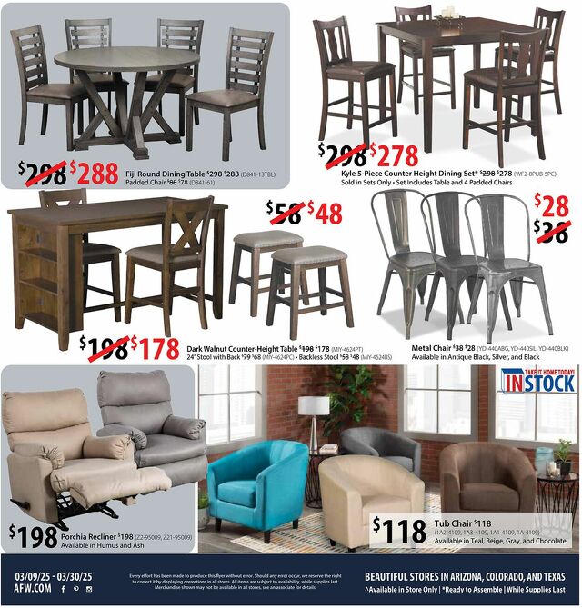 Catalogue American Furniture Warehouse from 01/18/2026