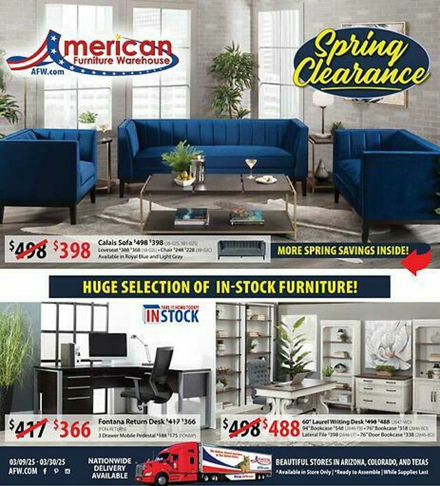 Catalogue American Furniture Warehouse from 02/15/2026