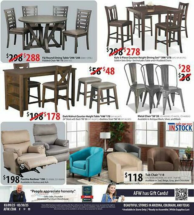 Catalogue American Furniture Warehouse from 02/15/2026