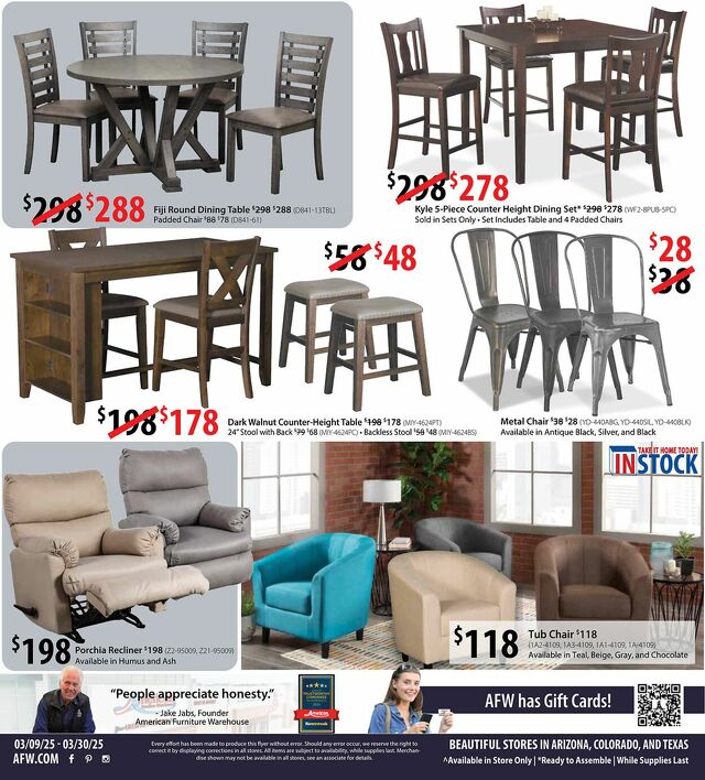 Catalogue American Furniture Warehouse from 02/15/2026