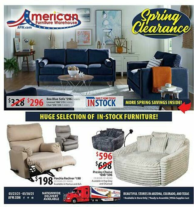 Catalogue American Furniture Warehouse from 04/12/2026